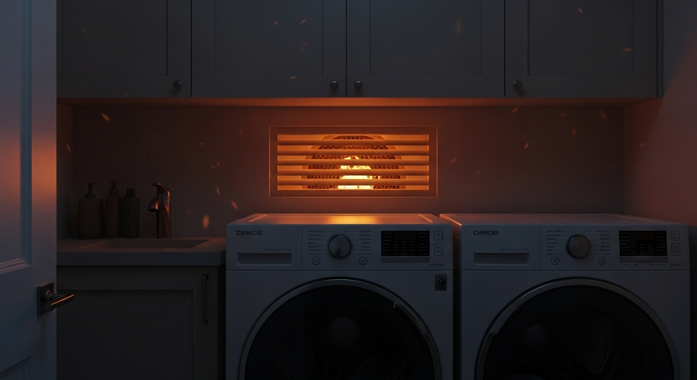 Appliance fire hazard in an Abbotsford home kitchen