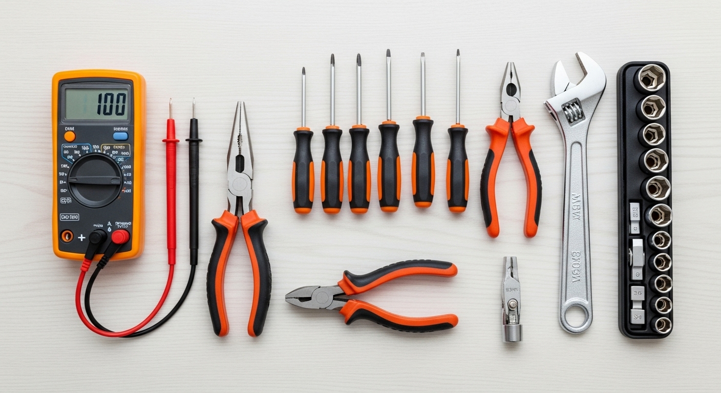 Essential tool kit for appliance emergencies