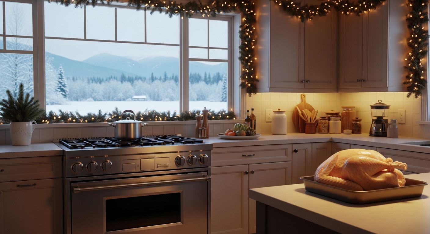 Festive Abbotsford Kitchen Holiday Cooking