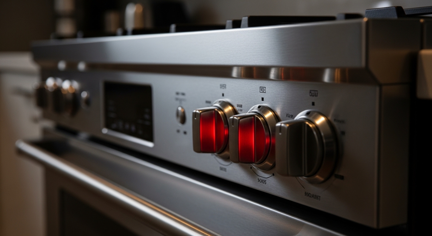 LG Electric Range Fire Hazard Knob Glow