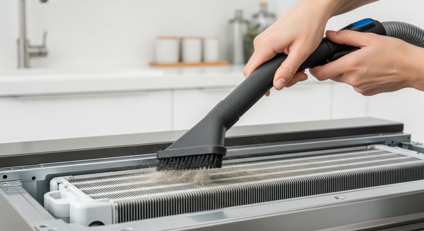 Refrigerator Maintenance Condenser Coil Cleaning