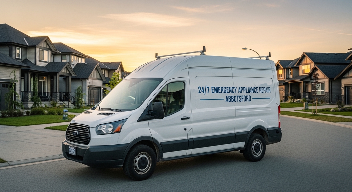 Abbotsford emergency appliance repair van in neighborhood
