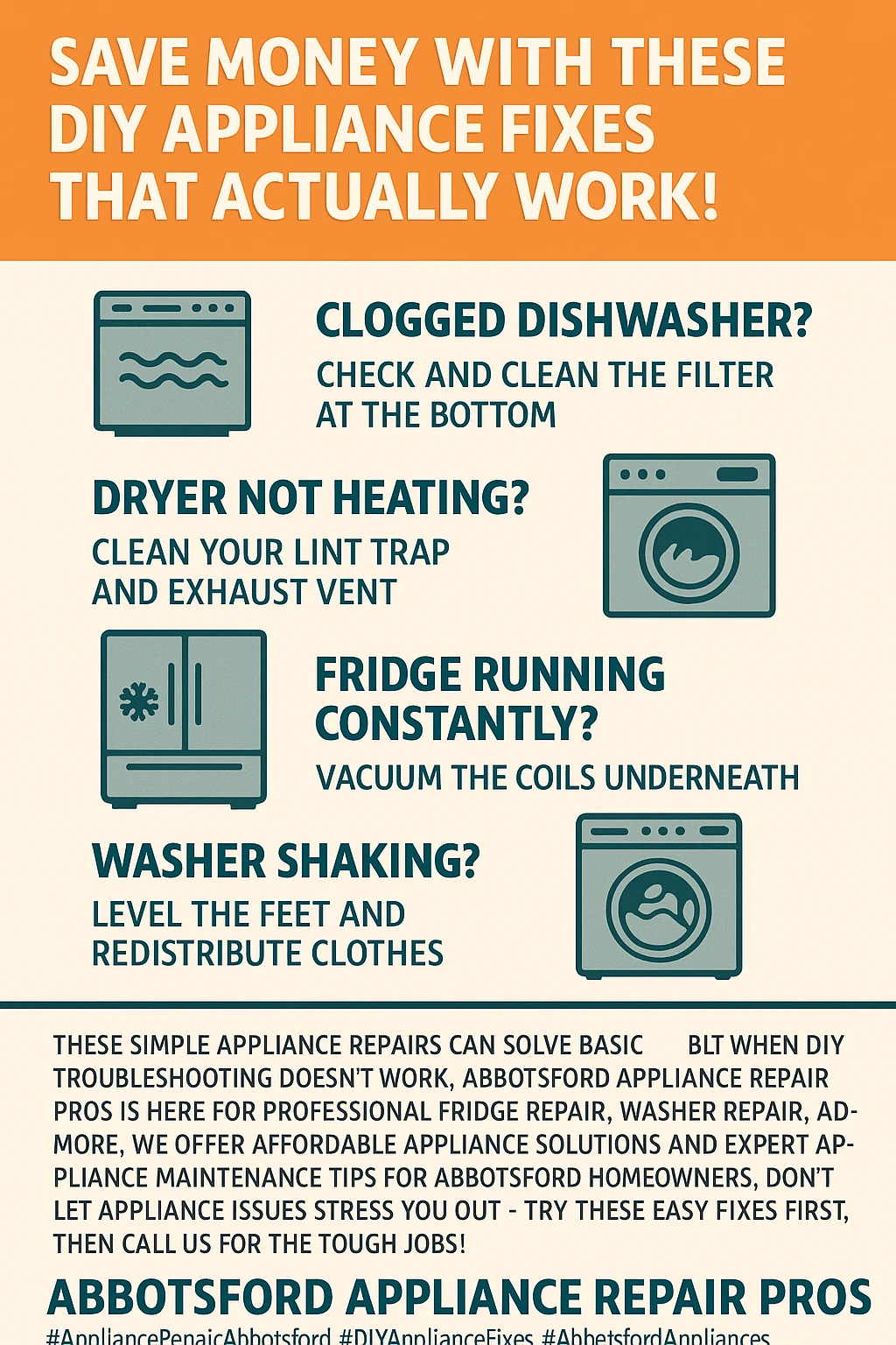 DIY appliance repair Abbotsford key takeaways guide