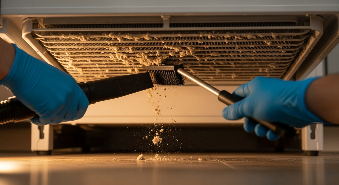 Refrigerator maintenance and winter cleaning