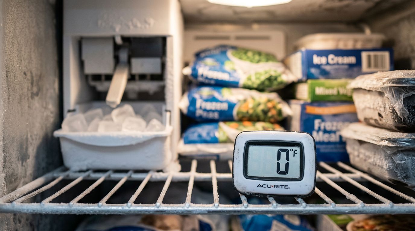 digital thermometer freezer temperature setting